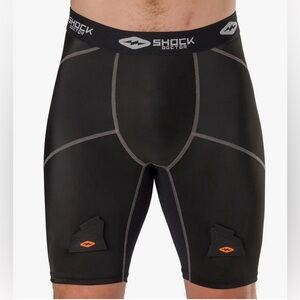 Shock Doctor Compression Hockey Short with Bio-Flex Cup L
